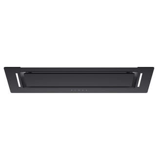 Schweigen 90cm Non-Silent Undermount Rangehood - Black/ Glass