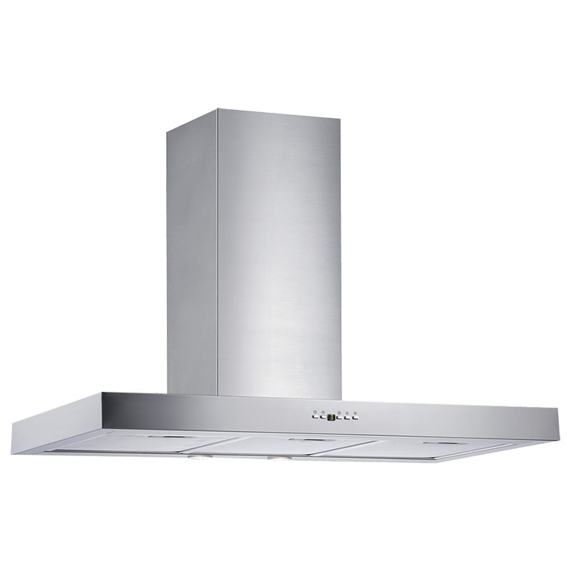 Schweigen 90cm Silent Canopy Rangehood for Heavy Cooking - Silver