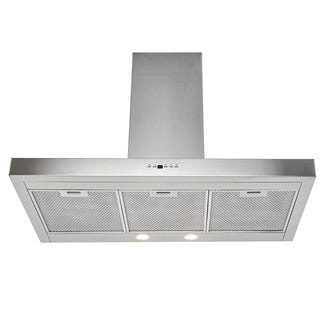 Schweigen 90cm Silent Canopy Rangehood for Heavy Cooking - Silver
