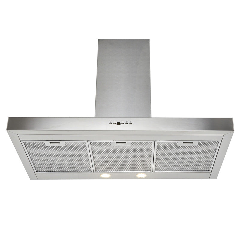 Schweigen 90cm Silent Canopy Rangehood for Heavy Cooking - Silver