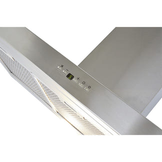 Schweigen 90cm Silent Canopy Rangehood for Heavy Cooking - Silver