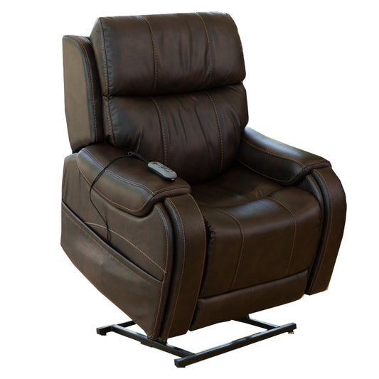 Theorem Seagrove Lift & Recline Fabric Armchair - Walnut