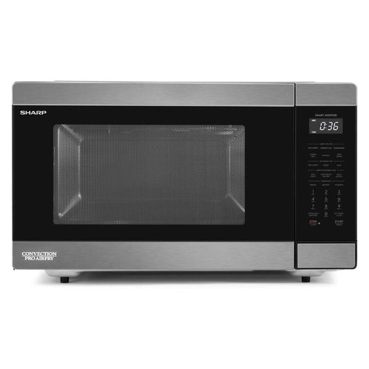 Sharp 36L Pro Airfry Convection Microwave - Black Stainless Steel