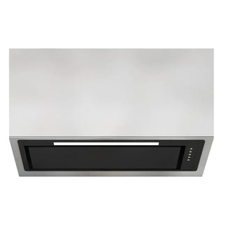 Sirius 85cm Undermount Rangehood - Black Heated Glass