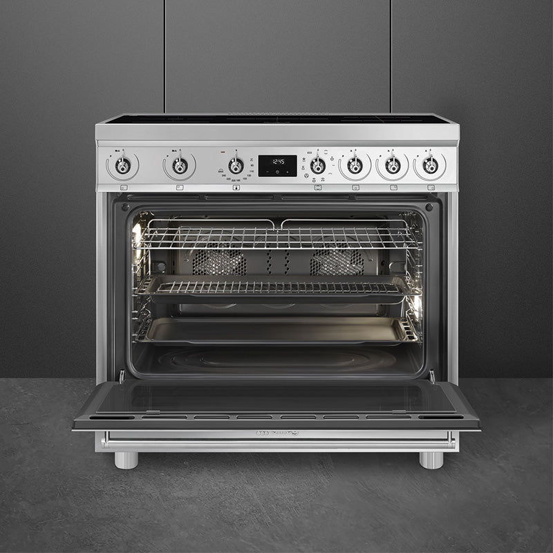 Smeg 90cm Freestanding Cooker with Induction Hob