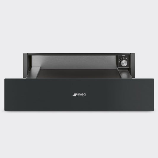 Smeg 60cm Classic Warming Drawer - Black