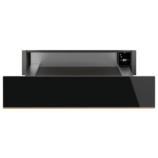 Smeg 15cm Dolce Stil Novo Warming Draw - Black