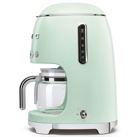 Smeg Retro Style 1.4 Litre Drip Filter Coffee Machine - Pastel Green
