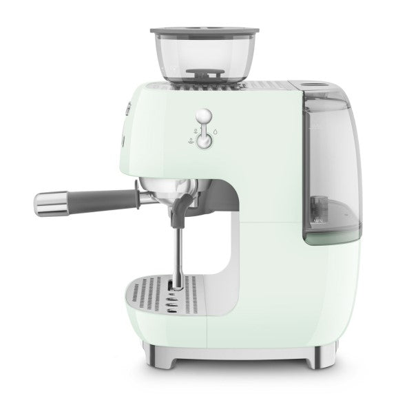 Smeg 50's Style Espresso Machine with Grinder - Pastel Green
