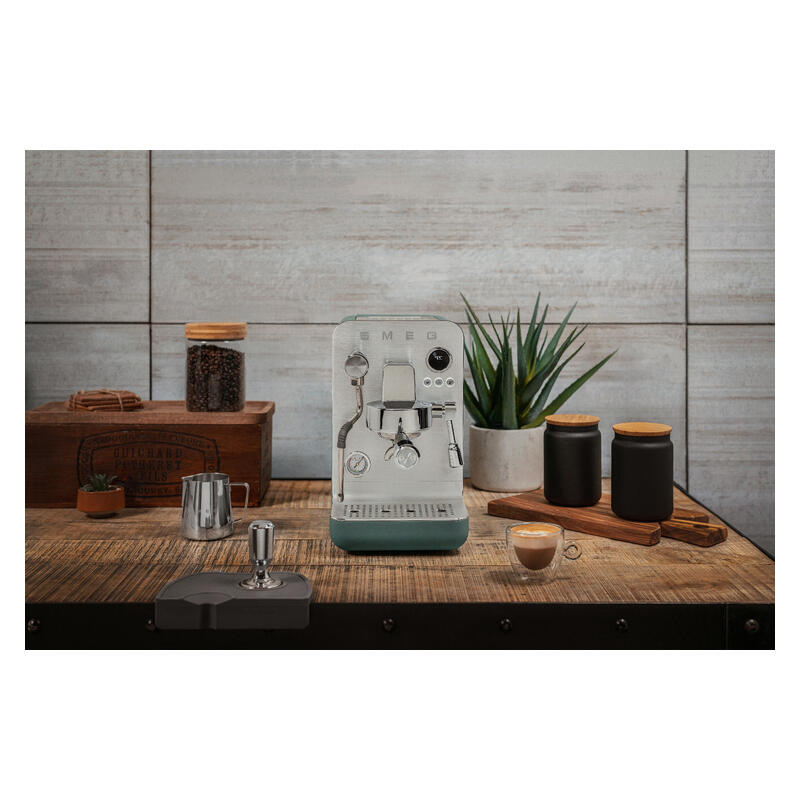 Smeg MiniPro Espresso Coffee Machine - Matte Emerald Green