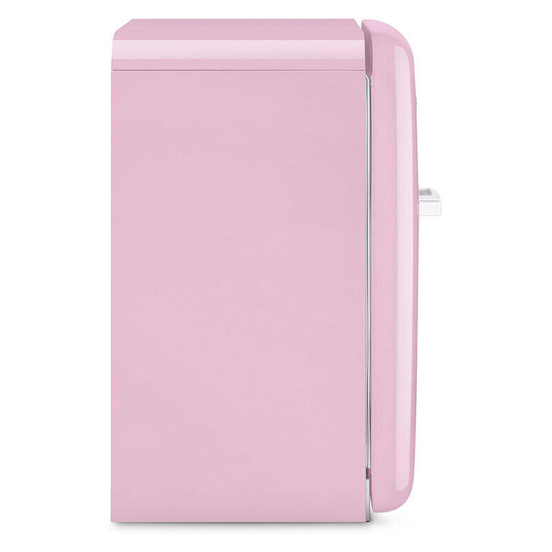 Smeg 135L 50's Style Retro Bar Fridge Right Hand Hinge - Pink