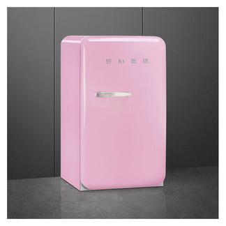 Smeg 135L 50's Style Retro Bar Fridge Right Hand Hinge - Pink