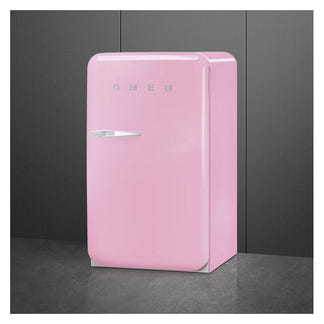 Smeg 135L 50's Style Retro Bar Fridge Right Hand Hinge - Pink