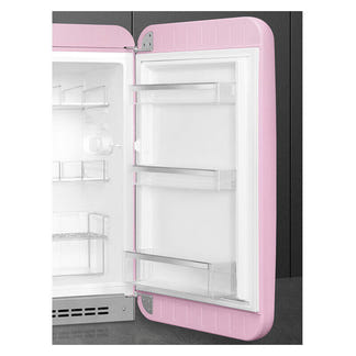 Smeg 135L 50's Style Retro Bar Fridge Right Hand Hinge - Pink