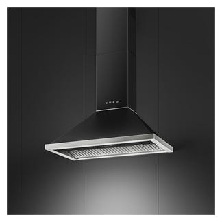 Smeg 90cm Portofino Canopy Rangehood - Anthracite