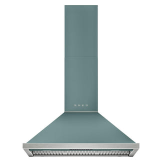 Smeg 90cm Portofino Canopy Rangehood - Emerald Green