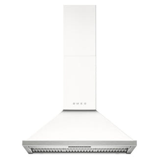 Smeg 90cm Portofino Canopy Rangehood - White