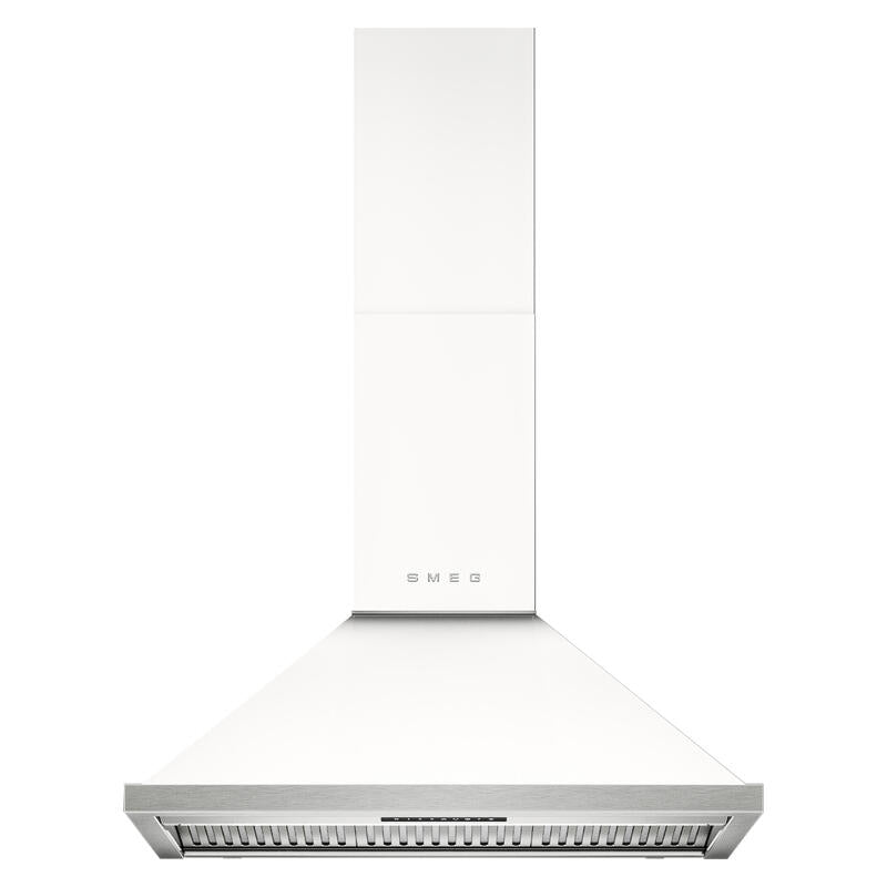 Smeg 90cm Portofino Canopy Rangehood - White