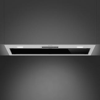 Smeg 90cm Undermount Rangehood - Black/Stainless Steel (Universale)