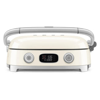 Smeg 50's Style Multigrill & Sandwhich Press - Cream