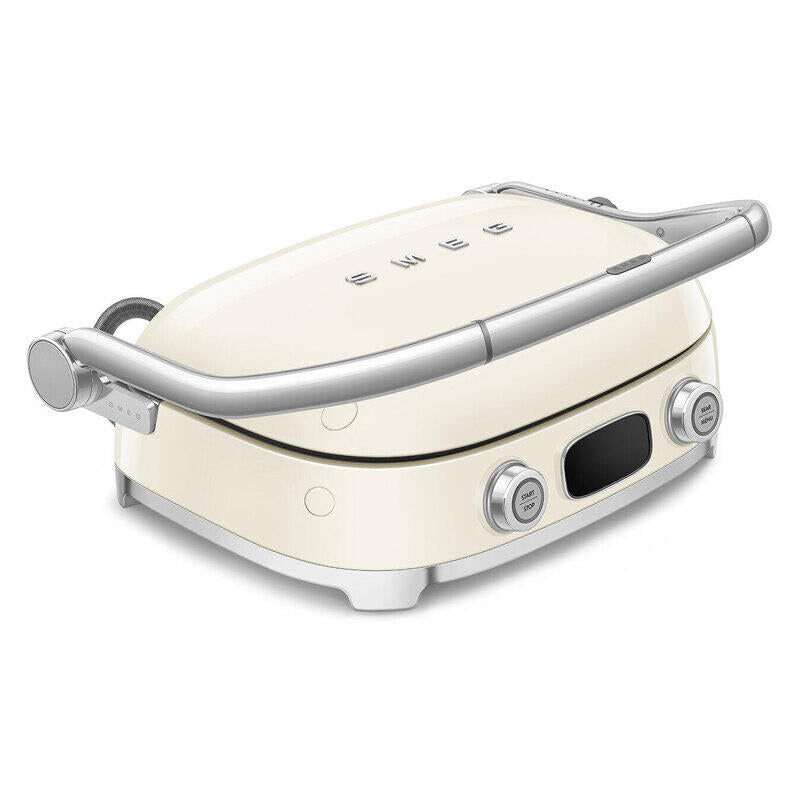 Smeg 50's Style Multigrill & Sandwhich Press - Cream