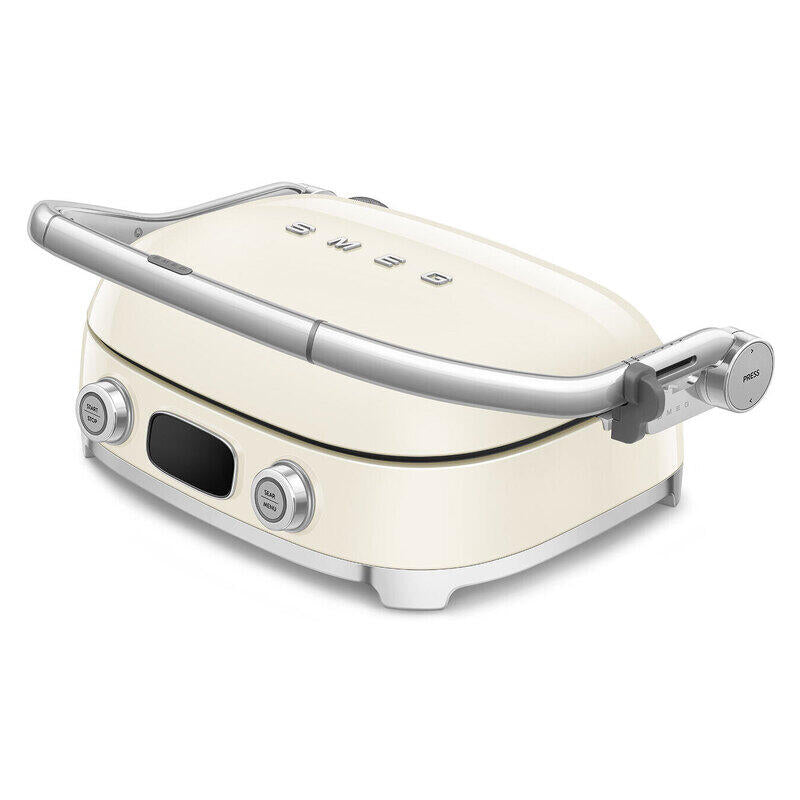 Smeg 50's Style Multigrill & Sandwhich Press - Cream
