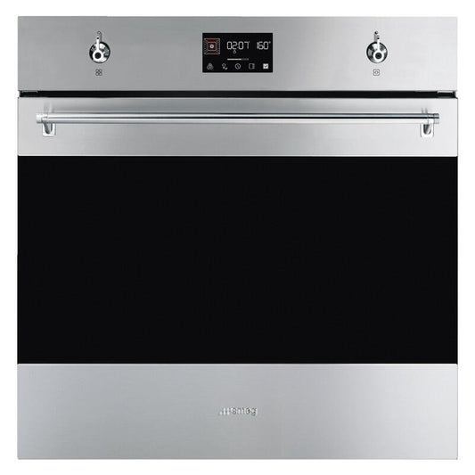 Smeg 60cm Pyrolytic Built-In Oven with 10 Functions - Stainless Steel (Classic)