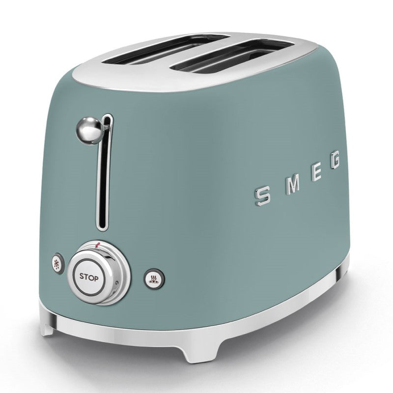 Smeg Retro Style 2 Slice Toaster - Emerald Green