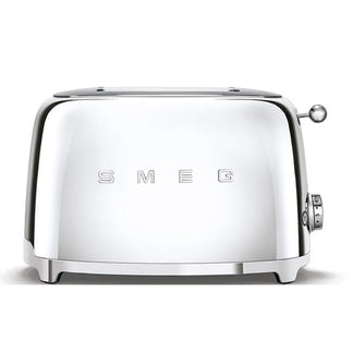 Smeg Retro Style 2 Slice Toaster - Chrome