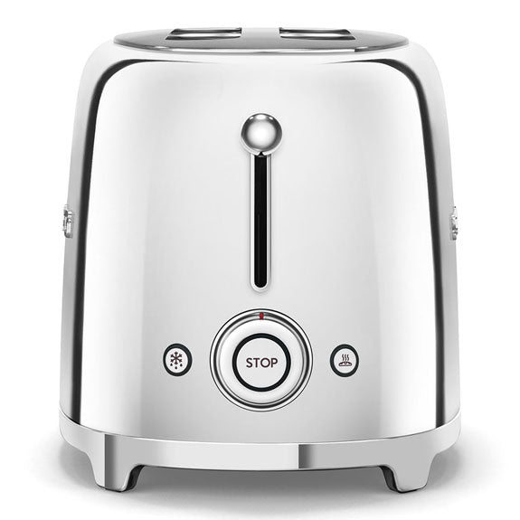 Smeg Retro Style 2 Slice Toaster - Chrome
