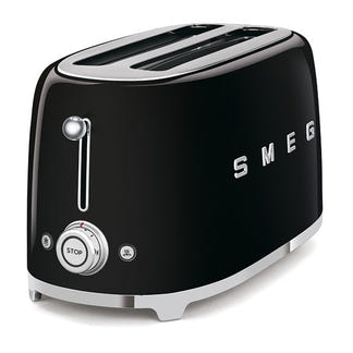 Smeg Retro Style 4 Slice Toaster Extra Wide - Black