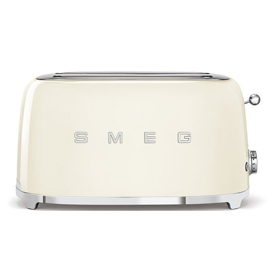 Smeg Retro Style 4 Slice Toaster Extra Wide - Cream