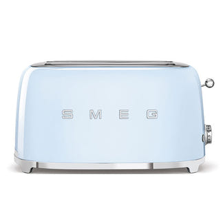 Smeg Retro Style 4 Slice Toaster Extra Wide - Pastel Blue