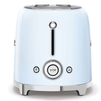 Smeg Retro Style 4 Slice Toaster Extra Wide - Pastel Blue