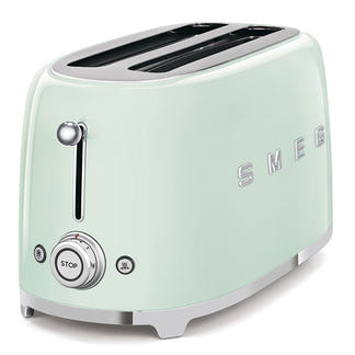 Smeg Retro Style 4 Slice Toaster Extra Wide - Pastel Green