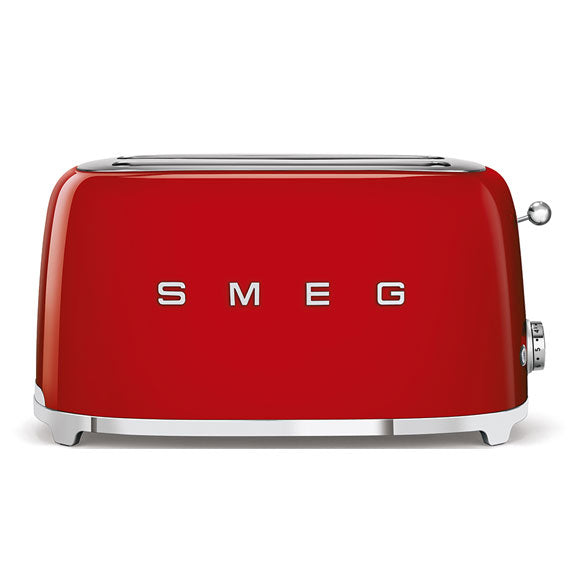 Smeg Retro Style 4 Slice Toaster Extra Wide - Red – Stan Cash