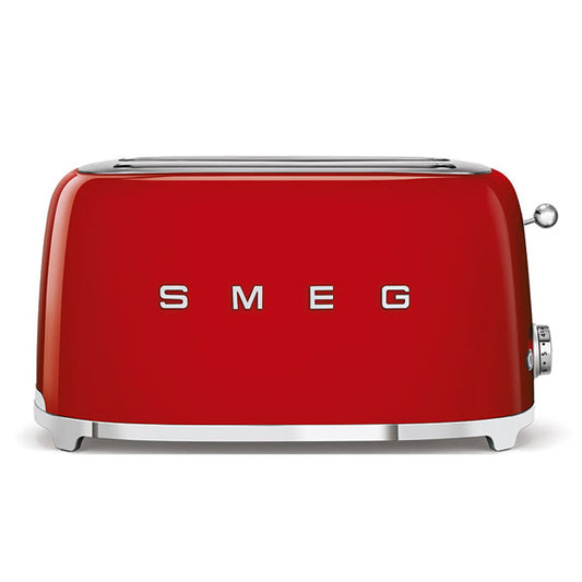 Smeg Retro Style 4 Slice Toaster Extra Wide - Red