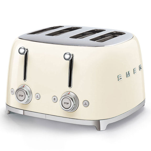 Smeg Retro Style 4 Slice Toaster - Cream