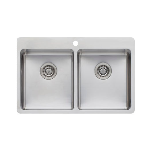 Oliveri Sonetto Inset Double Bowl Sink