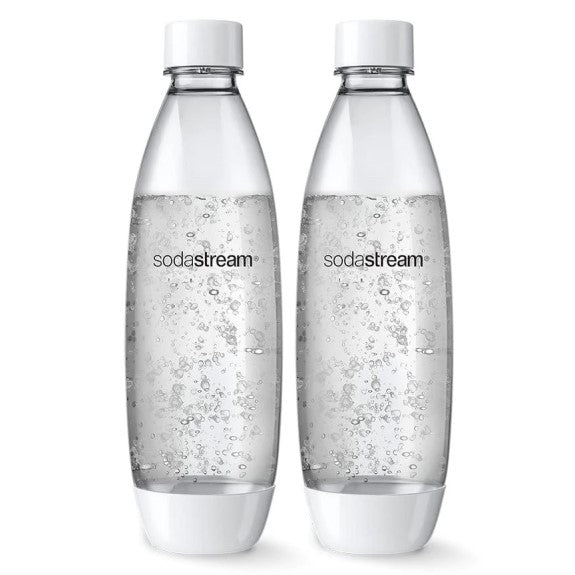 Sodastream 1L Fuse Bottle Twin Pack - White