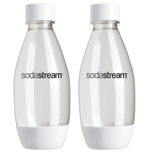Sodastream 500ml Fuse Bottle Twin Pack - White