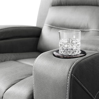 Spielberg Electric Recliner Fabric Armchair - Ash