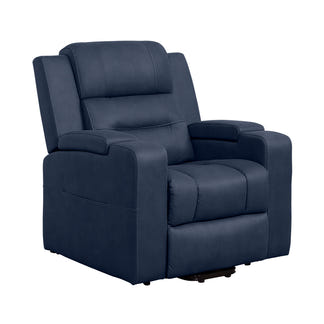 Spielberg Lift & Recline Fabric Armchair - Azure