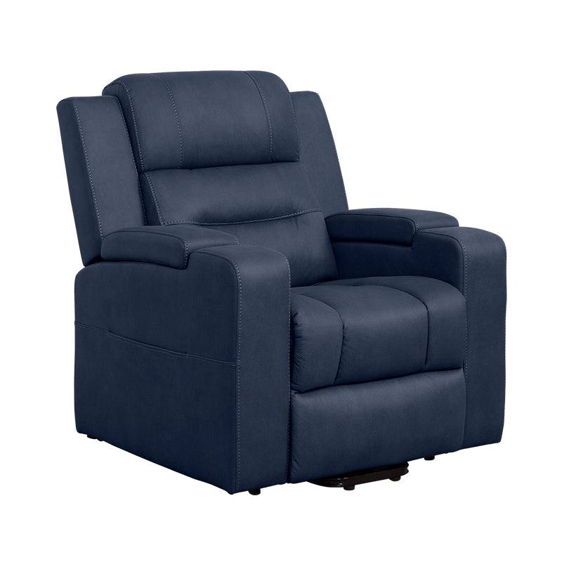 Spielberg Lift & Recline Fabric Armchair - Azure