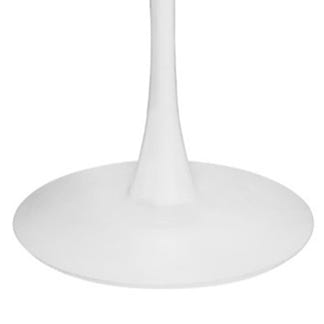 Spin 100cm Round Dining Table - White