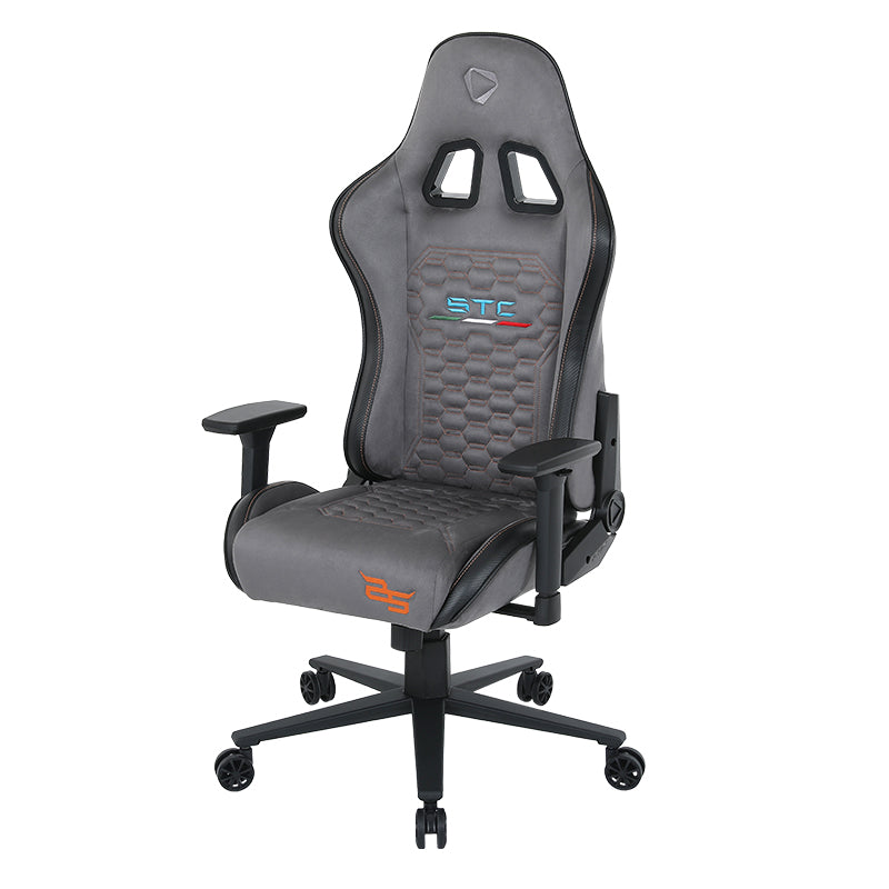 ONEX STC 25Years Limited Ed. Alcantara Gaming Chair -  Volcanic Ash Grey/Black