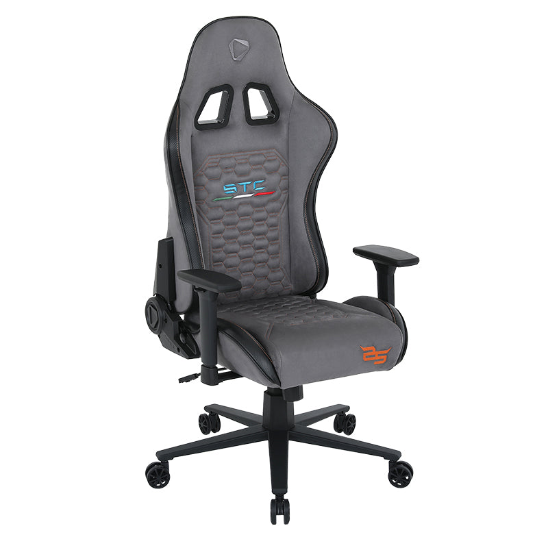 ONEX STC 25Years Limited Ed. Alcantara Gaming Chair -  Volcanic Ash Grey/Black