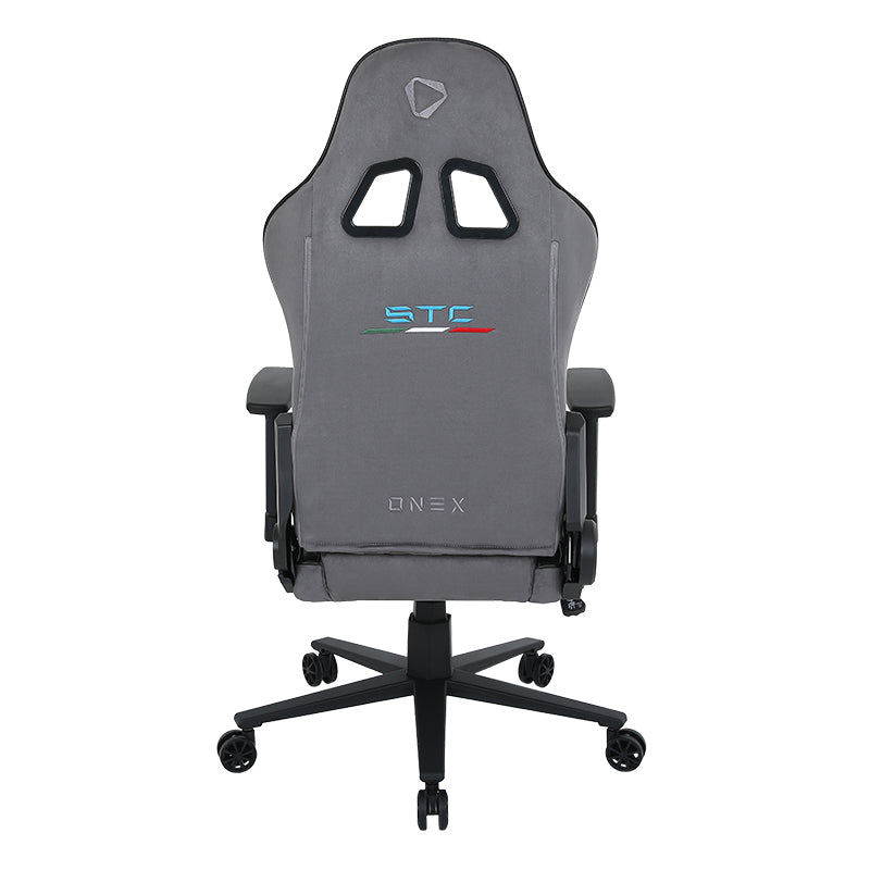 ONEX STC 25Years Limited Ed. Alcantara Gaming Chair -  Volcanic Ash Grey/Black