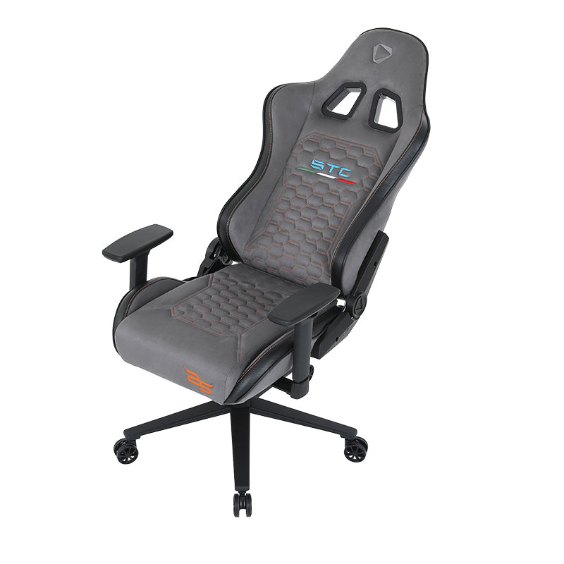 ONEX STC 25Years Limited Ed. Alcantara Gaming Chair -  Volcanic Ash Grey/Black