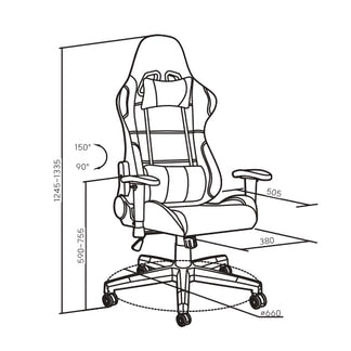 Stealth Office/Gaming Chair - Black
